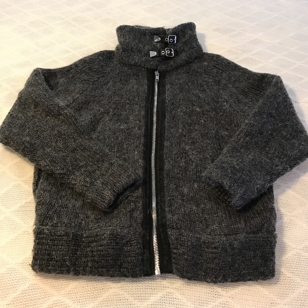 Zara Woman Studio Wool Knit Jacket
